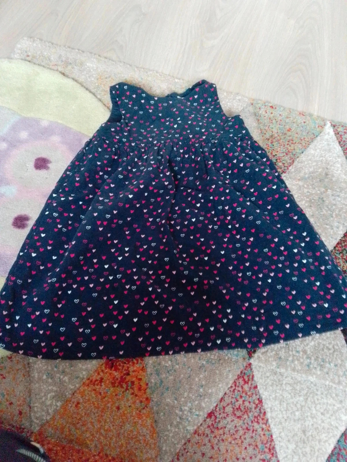 Robe en velours doublé coton 24 36 mois